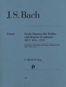 6 Sonaten BWV1014-1019 fr Violine und Klavier