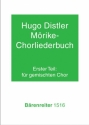 Mörike-Chorliederbuch Teil 1 für gem Chor a cappella Partitur