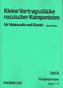 Kleine Vortragsstcke russischer Komponisten Band 2 fr Violoncello und Klavier