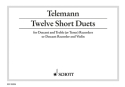 12 short Duets for 2 recorders (SA/ST)