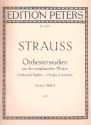 Orchesterstudien Band 2 fr Violine Sinfonische Werke