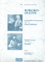 Rokoko - Duette Band 2 für 2 Violoncelli (Gamben, Fideln) 2 Spielpartituren