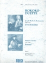 Rokoko - Duette Band 2 fr 2 Violoncelli (Gamben, Fideln) 2 Spielpartituren