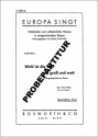 Wohl ist die Welt so gro� und weit f�r SATB Chor Chorpartitur