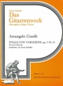 Follia con variazioni op.5,12 fr 2 Gitarren