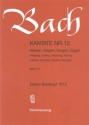 Weinen, Klagen, Sorgen, Zagen Kantate Nr.12 BWV12 Klavierauszug (dt/en/fr)