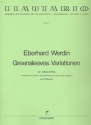 Greensleeves-Variationen  fr Altblockflte und Klavier