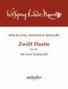 12 Duette fr 2 Violoncelli Spielpartitur
