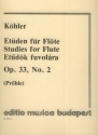 Etüden op.33,2 für Flöte