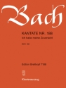 Ich habe meine Zuversicht BWV188 für Soli, gem Chor und Orchester Klavierauszug (dt)