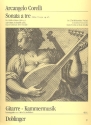 Sonata à tre C-Dur op.4,3 für 2 Altblockflöten und Gitarre Spielpartitur
