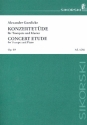 Konzert-Etüde op.49 für Trompete und Klavier