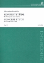 Konzert-Etde op.49 fr Trompete und Klavier