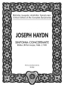 Sinfonia concertante Hob.I:105 fr Oboe, Fagott, Violine, Violoncello und Orchester,  Studienpartitur