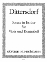 Sonate Es-Dur fr Viola und Kontraba Stimmen