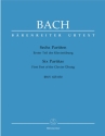 6 Partiten BWV825-830 (Klavierbung 1) fr Klavier