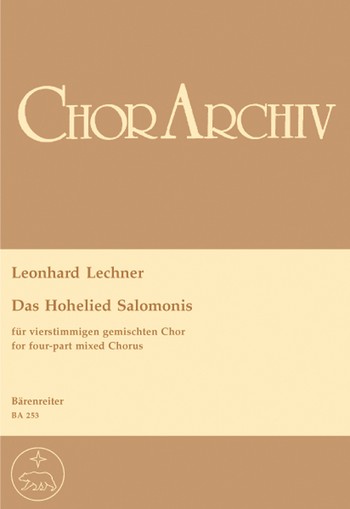Das Hohelied Salomonis fr gem Chor a cappella Partitur