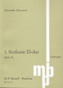 Sinfonie D-Dur Nr.3 op.33 fr Orchester Studienpartitur