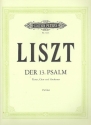 Der 13. Psalm fr Tenor, gem Chor und Orchester Partitur