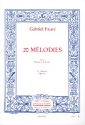 20 Mélodies vol.1 (nos.1-20) pour soprano et piano