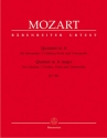 Quintett A-Dur KV581 für Klarinette und Streichquartett Stimmen