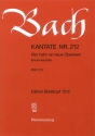 Mer hahn en neue Oberkeet Kantate Nr.212 BWV212 Klavierauszug (dt)