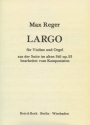 Largo fr Violine und Orgel