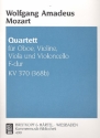 Quartett F-Dur Nr.30 KV370 für Oboe, Violine, Viola und Violoncello 4 Stimmen