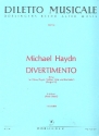 Divertimento B-Dur Perger92 fr Oboe, Fagott, Violine, Viola und Kontraba,  Stimmen
