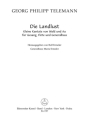 Die Landlust fr Gesang, Flte und Bc Partitur und 2 Stimmen