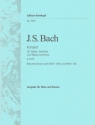 Konzert g-Moll BWV1056 für Oboe, Streicher und Bc für Oboe und Klavier