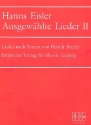 Ausgewhlte Lieder Band 2 fr Gesang und Klavier