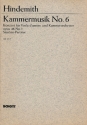 Kammermusik Nr. 6 op. 46/1 für Viola d'amore und Kammerorchester Studienpartitur