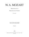 Missa brevis d-Moll KV65 fr Soli, Chor und Orchester Partitur