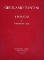 8 Sonaten für Trompete (B/C) und Orgel