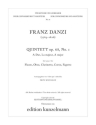 Quintett A-Dur op.68,1 fr Flte, Oboe, Klarinette, Horn und Fagott Partitur und Stimmen