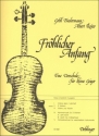 Frhlicher Anfang Band 2 Erstes Duospiel fr 2 Violinen Spielpartitur