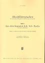 Blockfltenstudien Band 2 Aus den Kantaten J.S. Bachs