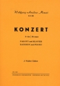 Konzert B-Dur KV191 fr Fagott und Orchester fr Fagott und Klavier