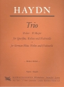 Trio D-Dur  fr Flte, Violine und Violoncello 3 Stimmen