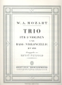 Trio KV266 fr 2 Violinen und Kontrabass Stimmen