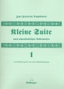 Kleine Suite nach Alpenlndischen Volksweisen fr 4 Blockflten (SATB) Partitur