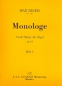 Monologe op.63 Band 1 (Nr.1-4) fr Orgel