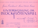 Unterweisung im Blockfltenspiel Spielheft 1