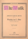 Partita C-Dur fr Flte, Violine und Bc Partitur und Stimmen (Bc ausgesetzt)