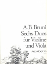 6 konzertante Duos op.post. für Violine und Viola