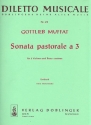 Sonata pastorale a 3 fr 2 Violinen und Klavier Stimmen