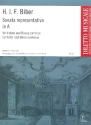 Sonata representativa in A fr Violine und Klavier