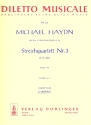 Streichquartett Nr.3 in A-Dur fr Violine I, Violine II, Viola und C Stimmen