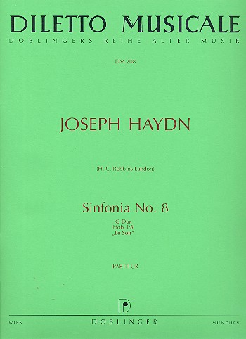 Sinfonie G-Dur Nr.8 Hob.I:8 für Orchester Partitur